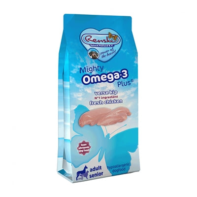 Renske Mighty Omega Plus Erwachsene/Ältere Huhn/Reis Hypoallergen