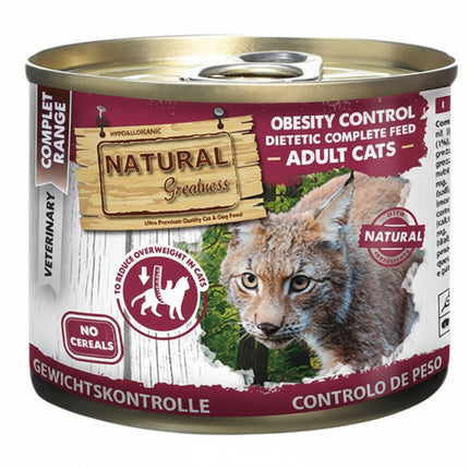 Natural Greatness Katze Fettleibigkeit Kontrolle Diätetische Junior / Erwachsene