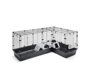 Savic Clubix Ecke Nagetierkäfig Schwarz