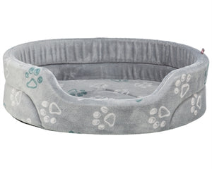 Trixie Hundekorb Jimmy Soft Oval Hellgrau