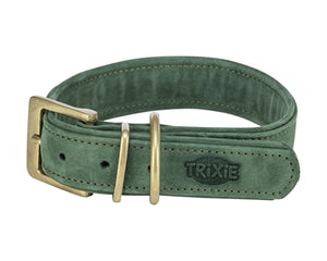 Trixie Hundehalsband Reines Leder Salbeigrün