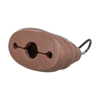 Trixie Poop Bag Holder Turd Emoji Inklusiv 15 Beutel Braun 8X5 Cm 4 St