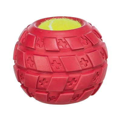 Trixie Tennisball In Gummireifen Aus Naturkautschuk 7,5 Cm 3 St
