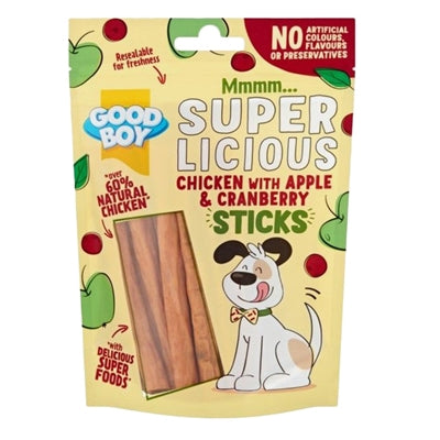 Good Boy Superleckere Sticks Huhn / Apfel / Preiselbeeren