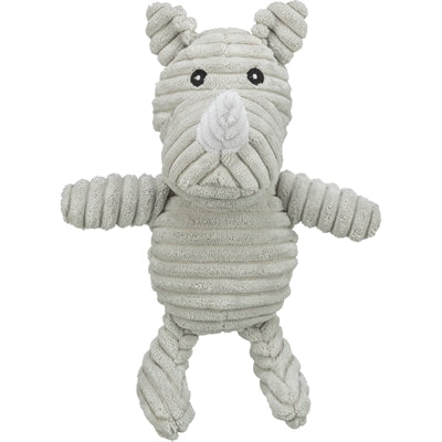 Trixie Nashorn Rippenplüsch Grau