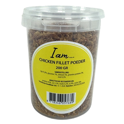 I Am Chicken Fillet Poeder 200 G R