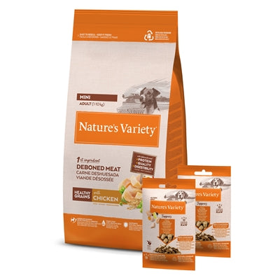 Natures Variety Original Adult Mini Chicken Med 2 Freeze Dried Toppers