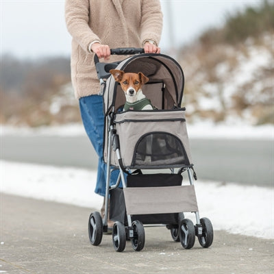 Trixie Hundvagn Max 15 Kg Taupe 47X80X100 Cm
