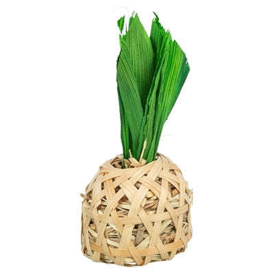 Trixie Ananas I Bambu Med Majsblad Och Hö 6,5X6,5X14 Cm