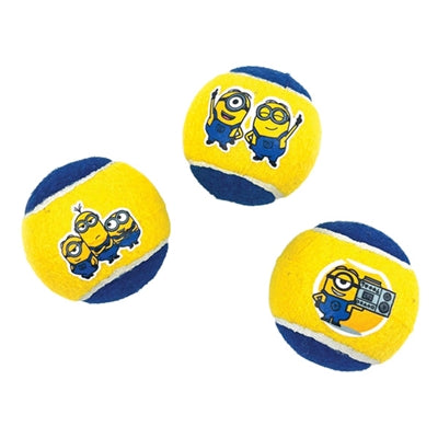 Minions Pipande Tennisbollar Med Pip Gul / Blå 6.5 Cm