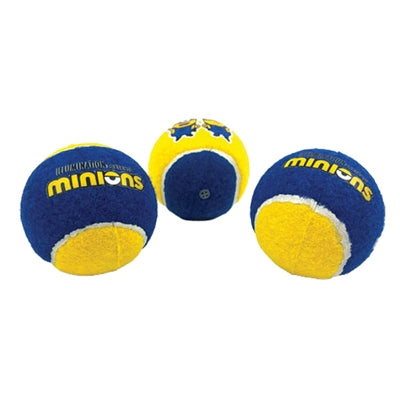 Minions Pipande Tennisbollar Med Pip Gul / Blå 6.5 Cm