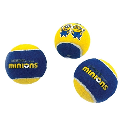 Minions Pipande Tennisbollar Med Pip Gul / Blå 6.5 Cm