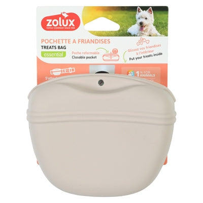 Zolux Belöningspåse/Snackpåse Silikon Beige 13X6X11 Cm