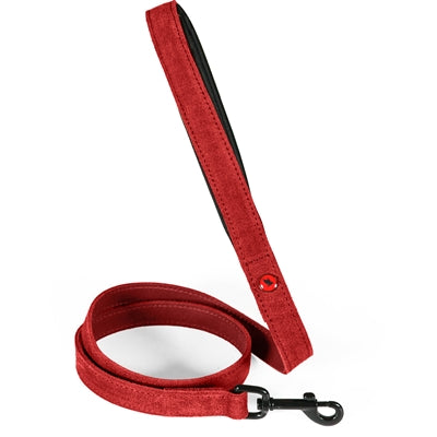 Zolux Expert Hundkoppel Premium Läder / Neopren Röd