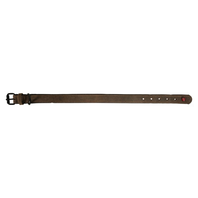 Zolux Expert Halsband Hund Premium Läder / Neopren Brun