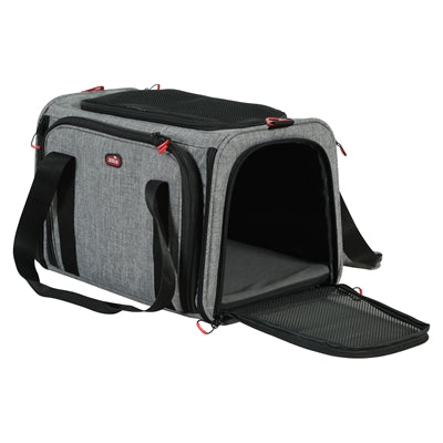 Zolux Resväska Hund / Katt Utdragbar Max 6 Kg Grå / Svart M 50X43X26.5 Cm <6Kg