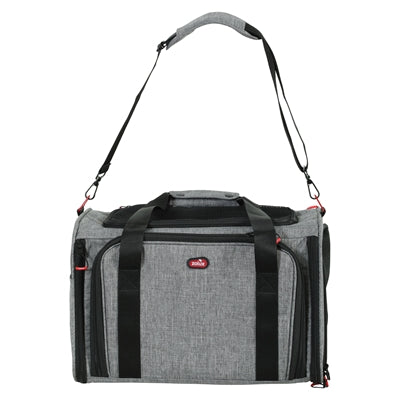 Zolux Resväska Hund / Katt Utbyggbar Max 8 Kg Grå / Svart L 58X49X29 Cm <8Kg