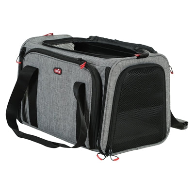 Zolux Resväska Hund / Katt Utbyggbar Max 8 Kg Grå / Svart L 58X49X29 Cm <8Kg