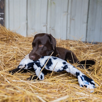 Zolux Furry Farm Ko Isache Plysch Med Rep Vit / Svart