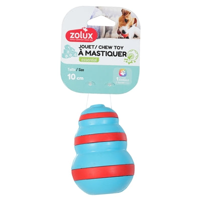 Zolux Treat Cone Rubber Ljusblå / Röd 7X7X10 Cm