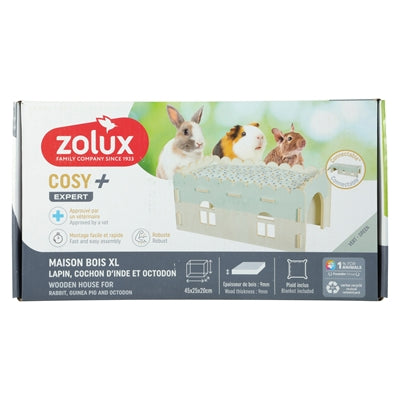 Zolux Gnagarhus Cosy Kanin Tillägg Trä 45X25X20 Cm