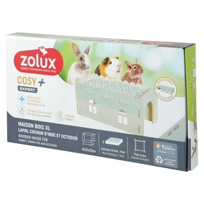 Zolux Gnagarhus Cosy Kanin Tillägg Trä 45X25X20 Cm