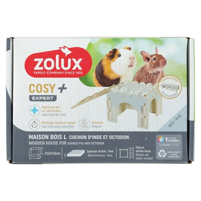 Zolux Gnagarhus Cosy Marsvin Trä 21X21X16 Cm