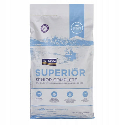Fish4Dogs Foder Fish4Dogs Superior Senior Complete Salmon Lax 12 Kg