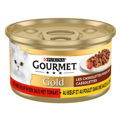 Gourmet-Gold-Cassolettes-Fleischduett In Sauce Mit Tomaten