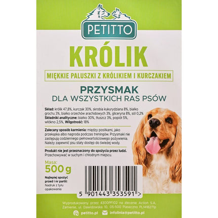 Petitto Hundgodis Petitto Kanin 500 G