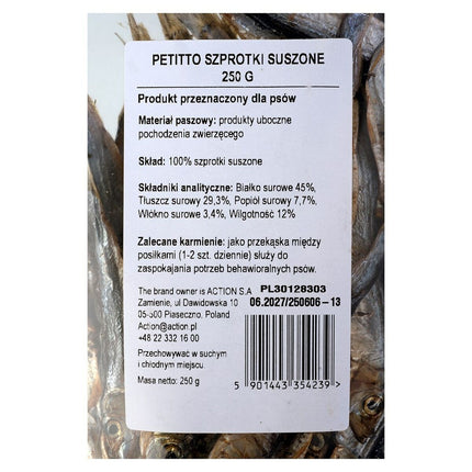Petitto Hundgodis Petitto Fisk 250 G