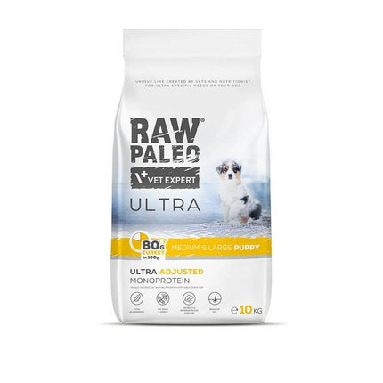 Vetexpert Foder Vetexpert Raw Paleo Ultra Medium&Large Puppy Turkey Kalkon 10 Kg