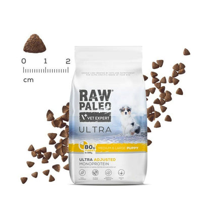 Vetexpert Foder Vetexpert Raw Paleo Ultra Medium&Large Puppy Turkey Kalkon 10 Kg