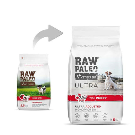 Vetexpert Foder Vetexpert Ultra Mini Puppy Beef Kalvkött 2 Kg
