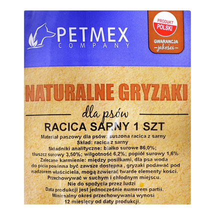 Petmex Hundgodis Petmex Rådjur 100 G