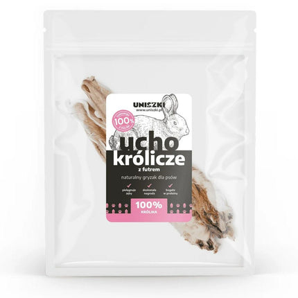 Uniszki Hundgodis Uniszki Oreja De Conejo Con Pelo Kanin 2 X 60 G
