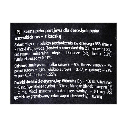 Dolina Noteci Våt Mat Dolina Noteci Rafi Blåbär Anka 400 G