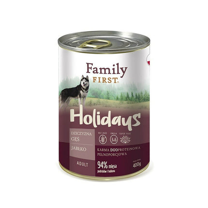 Family First Våt Mat Family First Ff-19012 Äpple Vildsvin Gås 400 G