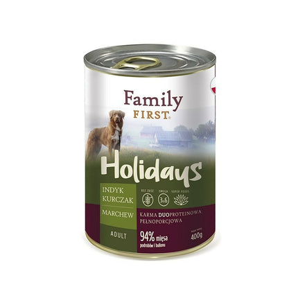 Family First Våt Mat Family First Ff-19014 Kyckling Kalkon Morot 400 G