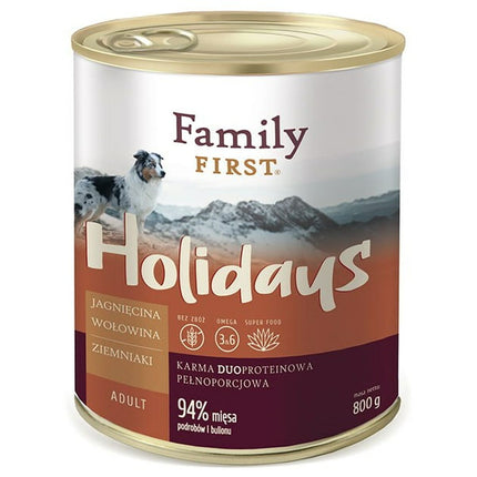 Family First Våt Mat Family First Ff-19017 Kalvkött Lamm Potatis 800 G
