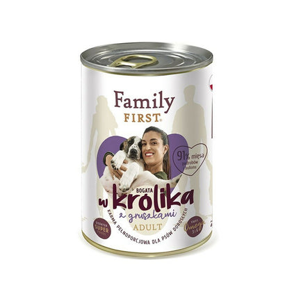 Family First Våt Mat Family First Ff-19032 Kanin Päron 400 G