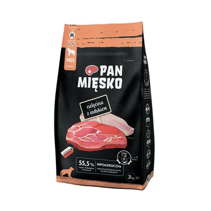Pan Mięsko Foder Pan Mięsko Kalvkött 3 Kg