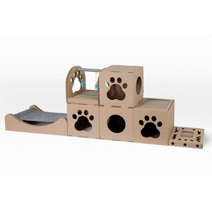 Carton+Pets Klösbräda För Katter Carton+Pets Brons Papp 34,5 X 4 X 34,5 Cm