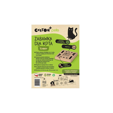 Carton+Pets Klösbräda För Katter Carton+Pets Brons Papp 34,5 X 4 X 34,5 Cm