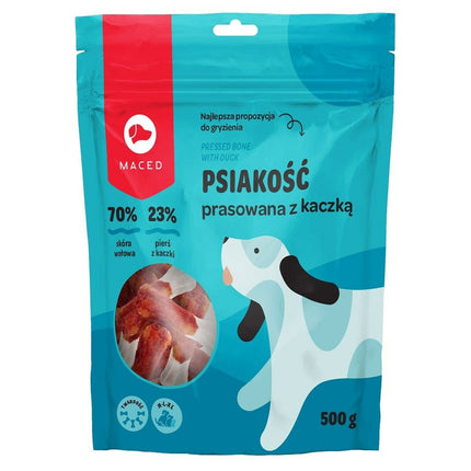 Maced Hundgodis Maced Maced Pressed Bone With Duck - Masticable Para Perros - 500G Anka 500 G