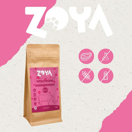 Zoya Foder Zoya Kalvkött 1 Kg