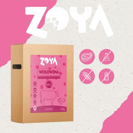 Zoya Foder Zoya Kalvkött 3 Kg