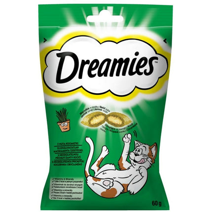 Dreamies Snack For Cats Dreamies Catnip 60 G Friskt Kött