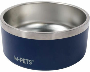 Mpets Hundmatare Mpets Eskimo Metall Rostfritt Stål Blå Slirsäker 2 L