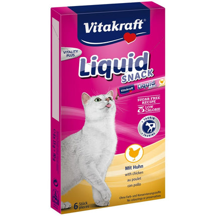 Vitakraft Snack For Cats Vitakraft Liquid Snack Chicken Kyckling Gris 90 G
